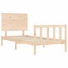 vidaXL Bed Frame without Mattress Small Single Solid Wood Pine