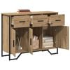 vidaXL Sideboard with Drawer Artisan Oak 97 x 32.5 x 74.5 cm