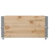 vidaXL Garden Planter 120x80 cm Solid Wood Pine