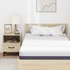 vidaXL Mattress White and Grey 90 x 190 cm Memory Foam
