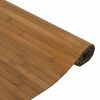 vidaXL Rug Rectangular Brown 100x400 cm Bamboo