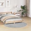 vidaXL Anti-slip Shaggy Rug Grey 160 x 160 cm PP