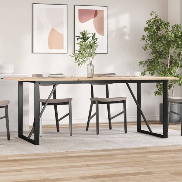 vidaXL Dining Table Legs O-Frame 160x80x73 cm Steel