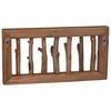 vidaXL Hanger Brown 50 x 11 x 25 cm Solid Mahogany Wood
