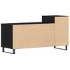 vidaXL TV Cabinet Set Black Oak 100 x 35 x 55 cm Engineered Wood