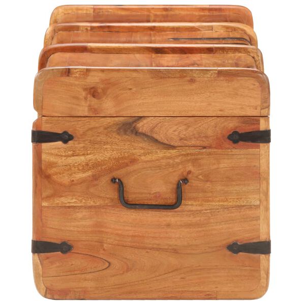 vidaXL Storage Chest 90x40x40 cm Solid Acacia Wood