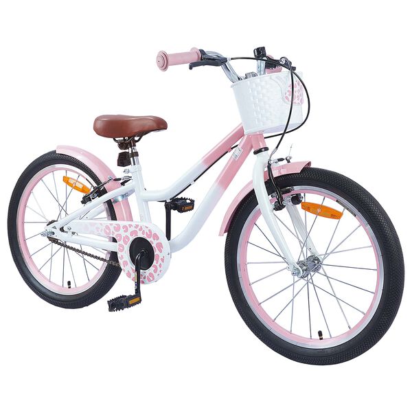 vidaXL Kids Bike 18'' for 5-7 Years Old Light Pink