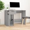 vidaXL Desk Grey Sonoma 100x50x75 cm Engineered Wood