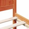 vidaXL Bed Frame Brown 100 x 200 cm Solid Pine wood