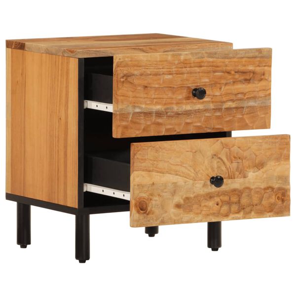 vidaXL Bedside Cabinet 40x33x46 cm Solid Wood Acacia
