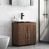 vidaXL Bathroom Cabinet Set TULUM Brown Oak 60 x 34 x 63 cm