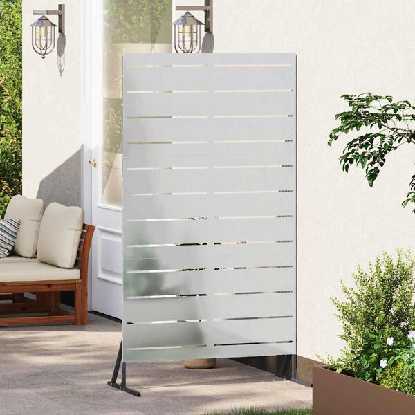 vidaXL Privacy Screen Grey 100 x 50 x 180 cm Steel