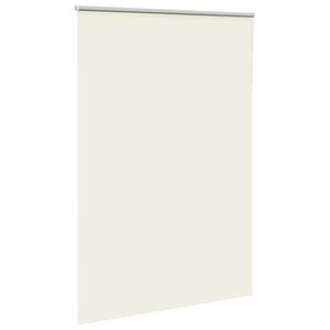 vidaXL Roller Blind Blackout Off White 150x210 cm Fabric Width 146.6 cm Polyester