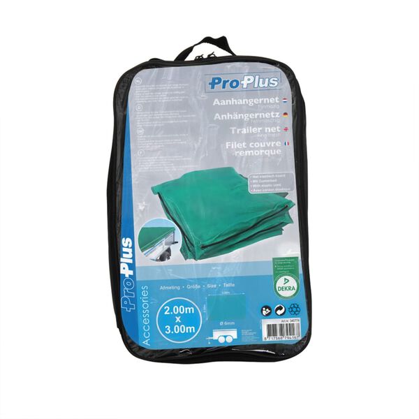 ProPlus Fine Mesh Trailer Net with Elastic Cord 2 x 3 m 340774