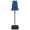 vidaXL Double-Head Garden Parasol Azure Blue 316x145 cm