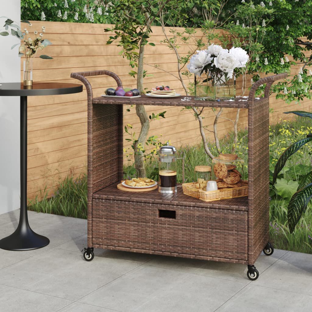Brown hotsell wicker bar