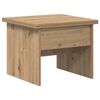 vidaXL Coffee Table Artisan Oak 55 x 54.5 x 45 cm Engineered wood