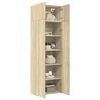 vidaXL Storage Cabinet Sonoma Oak 70x42.5x225 cm Engineered Wood