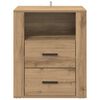 vidaXL Bedside Cabinet Artisan Oak 35 x 50 x 60 cm Engineered Wood