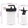 vidaXL Brake Bleeder White and Black 3 L