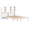 vidaXL Bookcase Bed without Mattress White 160x200 cm Solid Wood Pine
