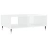 vidaXL Coffee Table High Gloss White 90x60x35 cm Engineered Wood