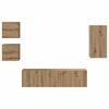 vidaXL TV Cabinet Set Wall-mounted 5 pcs Artisan oak 30.5 x 30 x 60 cm