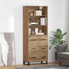 vidaXL Highboard Artisan Oak 69.5 x 34 x 180 cm Engineered Wood