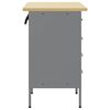 vidaXL Work Cabinet with Drawer 2 pcs Red and Grey 100 x 55 x 85 cm