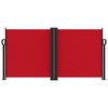 vidaXL Retractable Side Awning Red 120x1200 cm