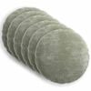 vidaXL Cushion Cover 6 pcs HEERLEN Green &Oslash; 50 cm Chenille Fabric