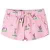 Kids' Shorts with Drawstring Light Pink 128