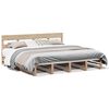 vidaXL Bed Frame without Mattress 200x200 cm Solid Wood Pine