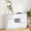 vidaXL Sideboard with Drawer White 100 x 30 x 65.6 Engineered Wood