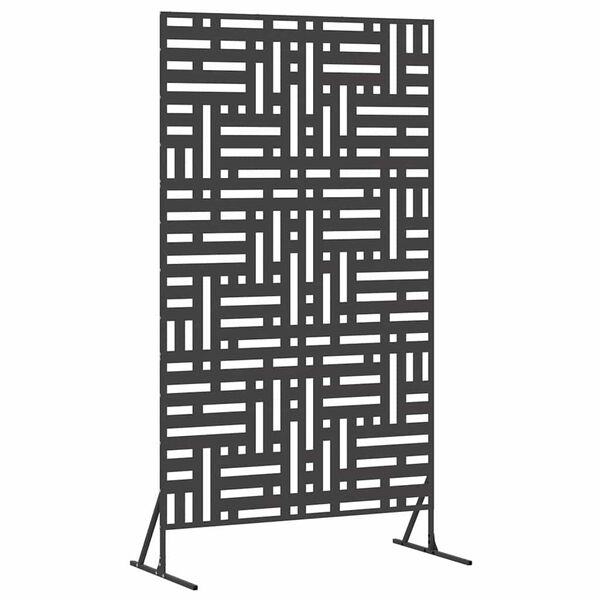 vidaXL Privacy Screen Black 100 x 50 x 180 cm Steel