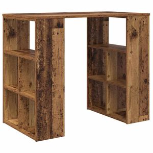 vidaXL Desk Old Wood Engineered Wood 90 x 50 x 75 cm