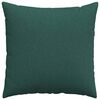 vidaXL Sofa Pillows 2 pcs Dark Green 60 x 60 cm Fabric