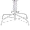 vidaXL Artificial Hinged Christmas Tree White 180 cm PVC and Steel