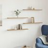 vidaXL Wall Shelves 4 pcs Artisan Oak 60x20x1.5 cm Engineered Wood