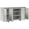 vidaXL Sideboard Concrete Grey 135 x 41 x 75 cm Engineered Wood