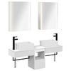 vidaXL Bathroom Cabinet Set 5 pcs White Engineered Wood