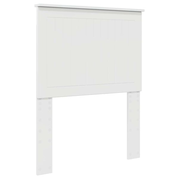 vidaXL Headboard with Headboard Gloss White 75 cm Engineered wood
