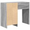 vidaXL Desk with Drawer Grey Sonoma 90 x 37.5 x 75 cm Engineered Wood