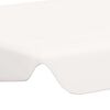 vidaXL Replacement Canopy for Garden Swing White 188/168x145/110 cm