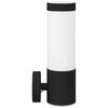 vidaXL Outdoor Wall Light Black 12 x 8.5 x 27 cm