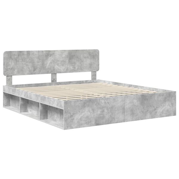 vidaXL Bed Frame with Headboard Concerte 180 x 200 cm Solid Pine Wood