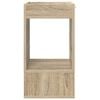 vidaXL End Table Sonoma Oak 30 x 30 x 56 cm Engineered Wood