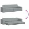 vidaXL Sofa Bed Light Grey 245 x 78 x 77 cm Velvet