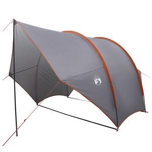vidaXL Tailgate Awning Water-resistant Grey and Orange