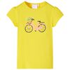 vidaXL Kids' T-shirt Yellow 104
